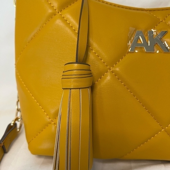 ANNE Klein Emerson faux leather quilted satchel/crossbody purse - Picture 9 of 9